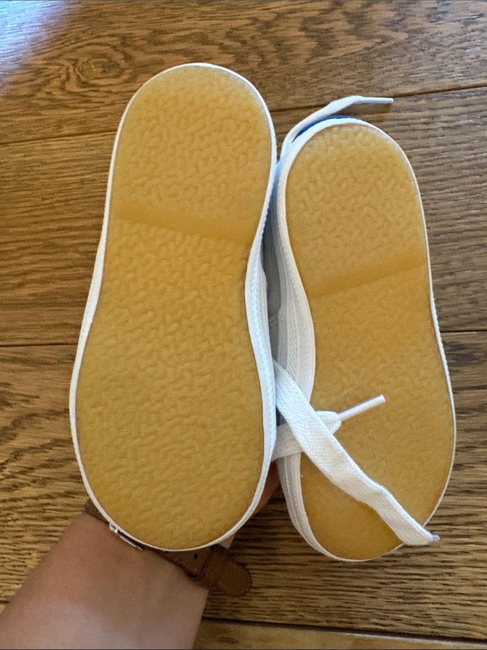 Keds Kids White Lace-Up Canvas Sneakers - Picture 4 of 4